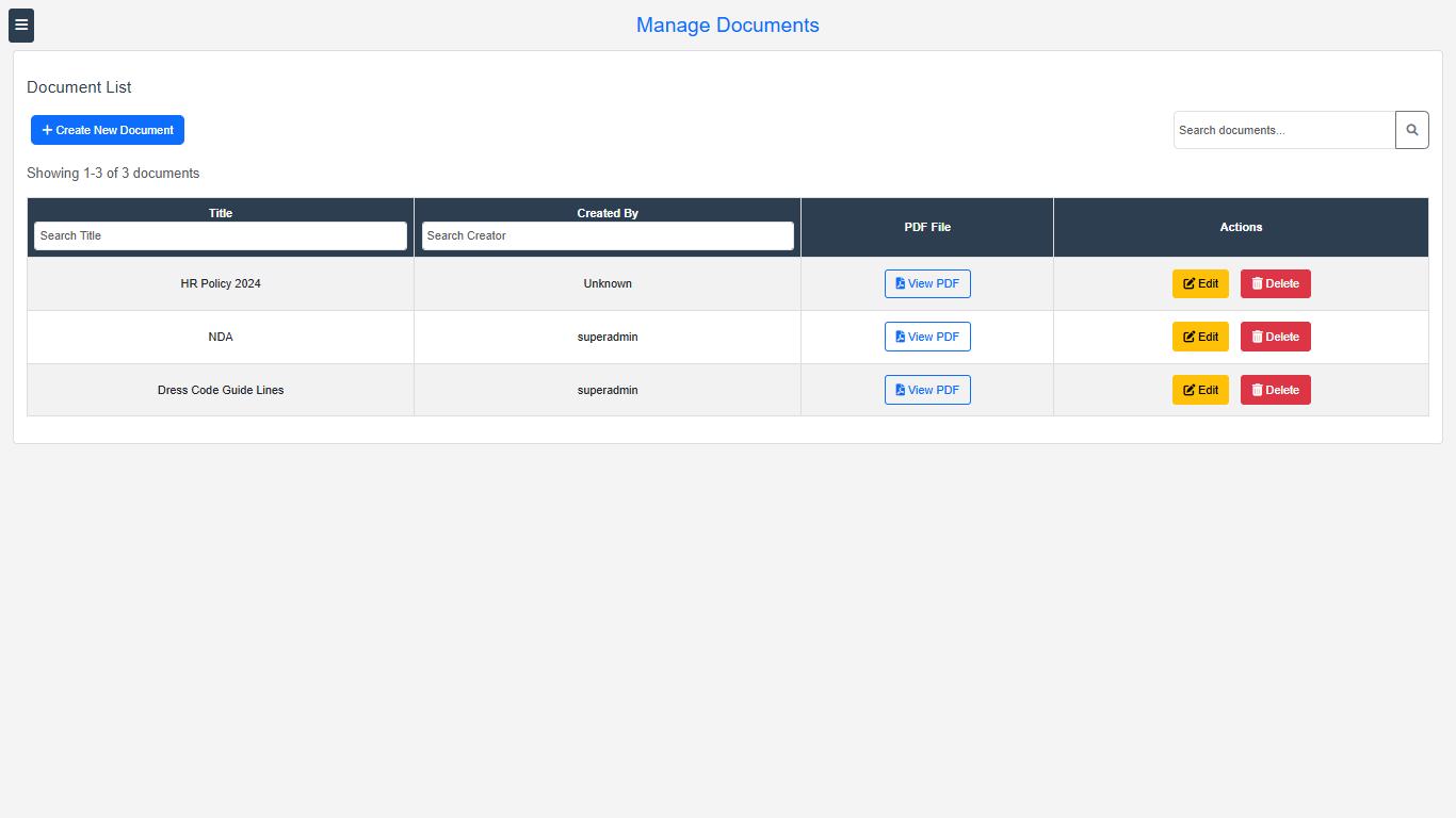Management Portal